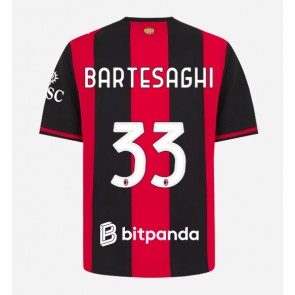AC Milan Davide Bartesaghi #33 Hemmatröja 2026-27 Kortärmad